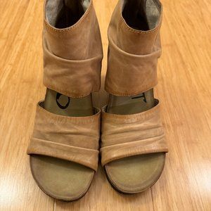OTBT Tan Wedge Sandals